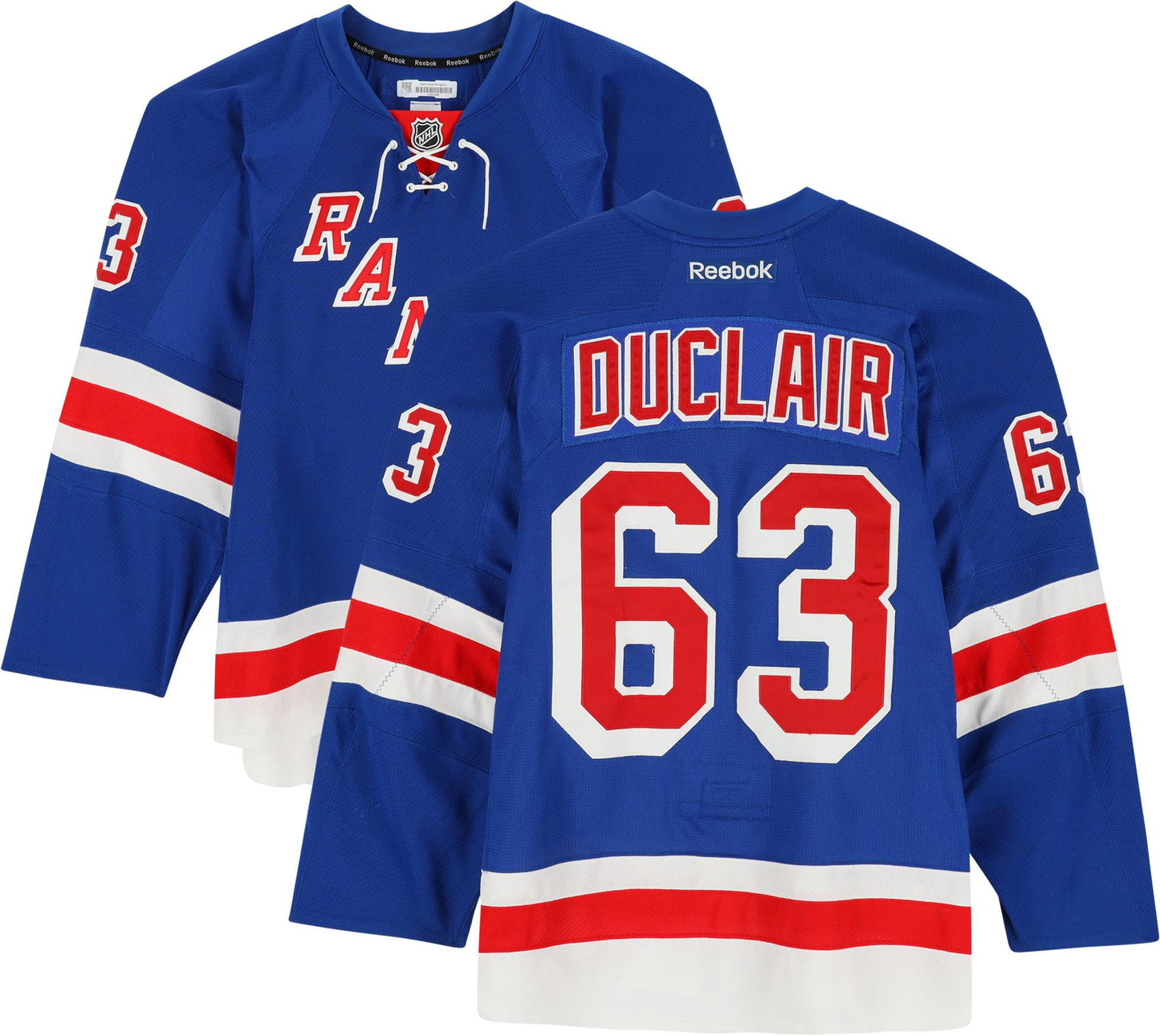 Anthony Duclair New York Rangers Game-Used Jersey from 1st Career NHL Goal - Fanatics Authentic Certified