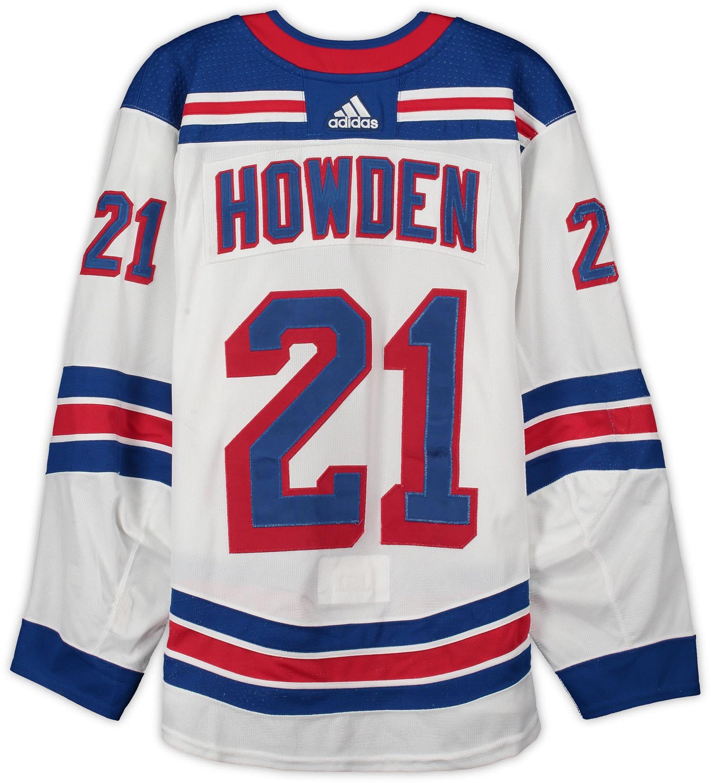 Brett Howden New York Rangers Game-Used #21 White Set 1 Jersey Worn During Away Games Played Between October 13th and December 16th of the 2019-20 NHL Season - Size 56 - Fanatics Authentic Certified