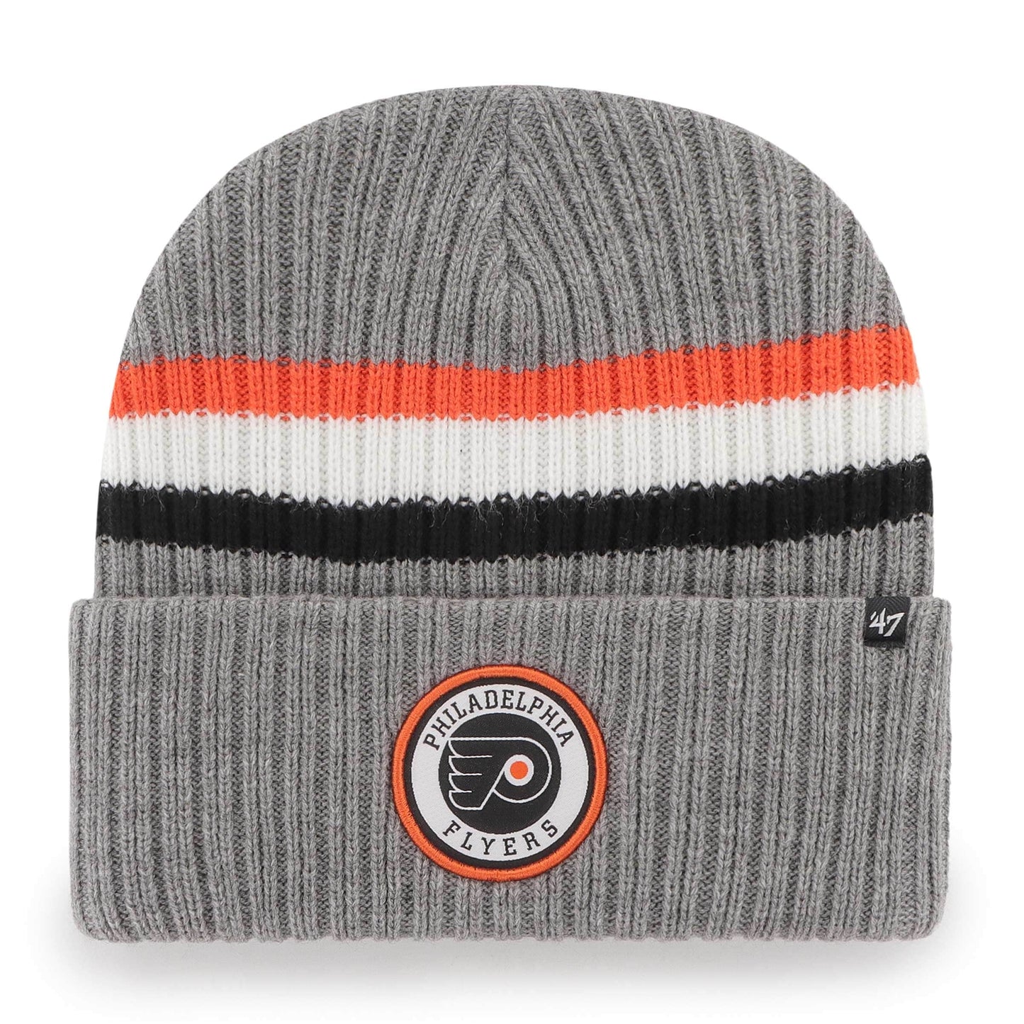 Men's '47 Charcoal Philadelphia Flyers Highline Cuffed Knit Hat - OSFA