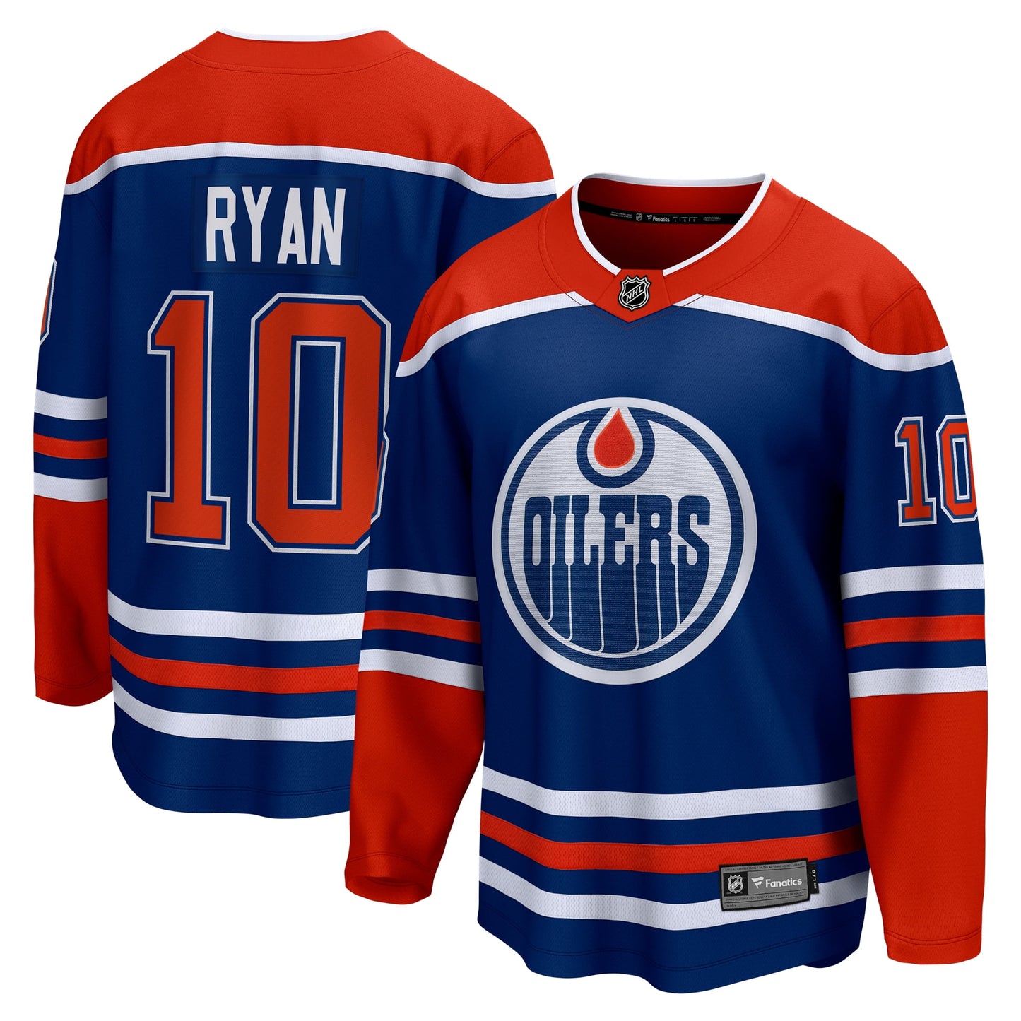 Men's Fanatics Branded Derek Ryan Royal Edmonton Oilers Home Breakaway Jersey