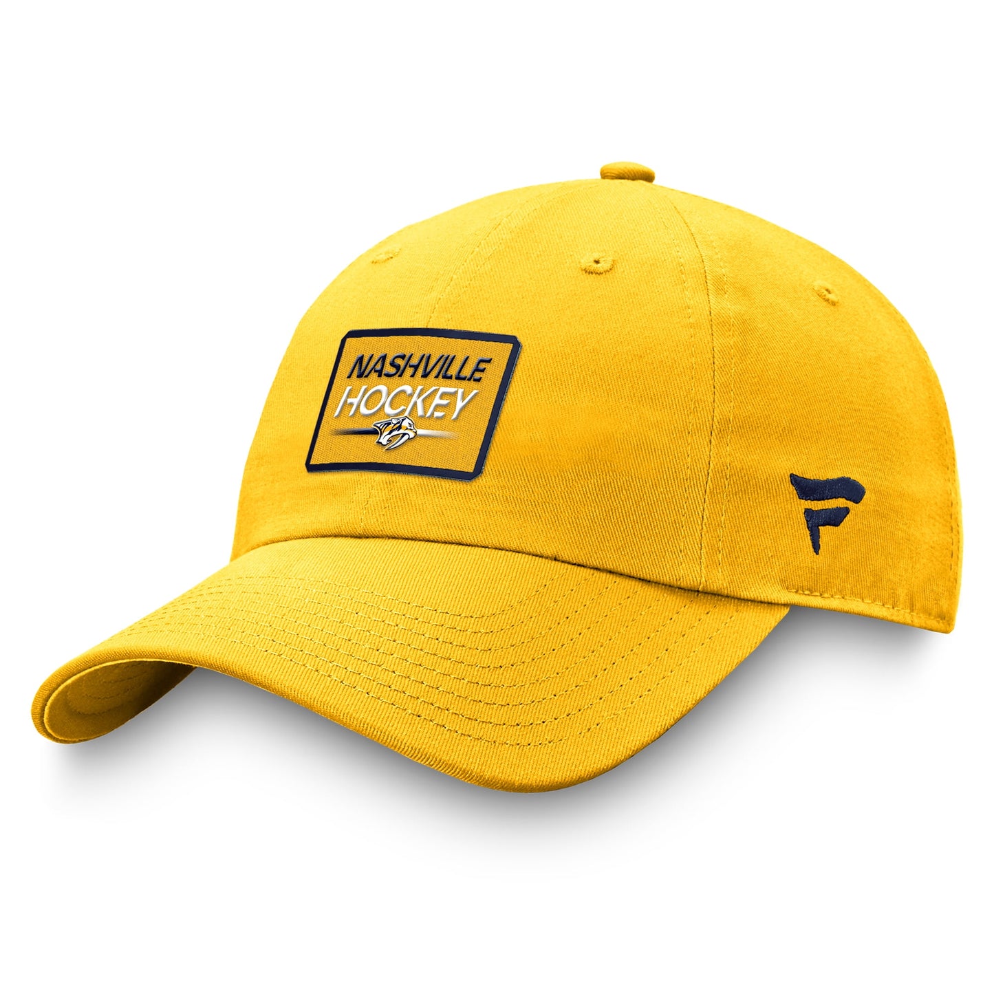 Men's Fanatics Branded  Gold Nashville Predators Authentic Pro Prime Adjustable Hat