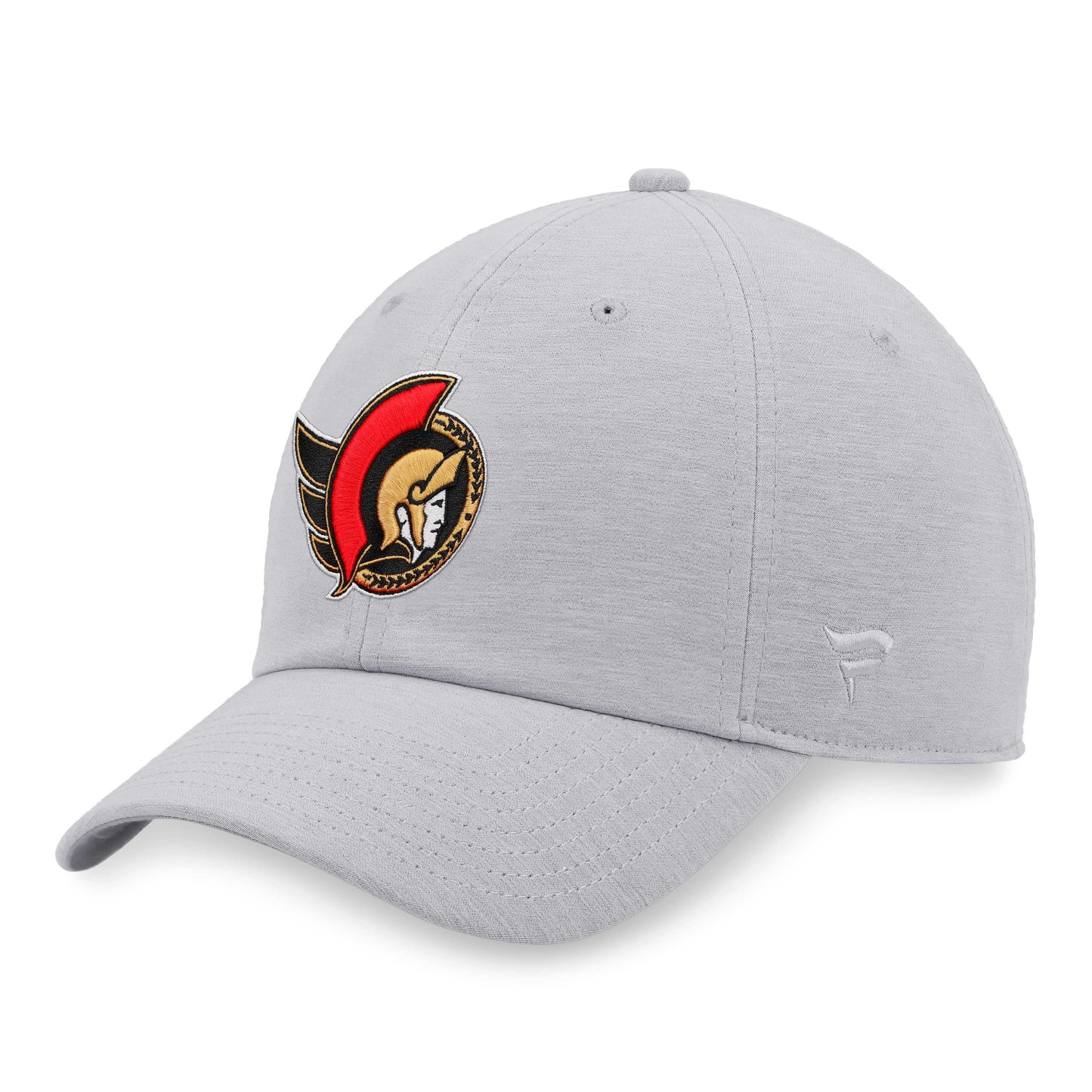 Men's Fanatics Branded Heather Gray Ottawa Senators Logo Adjustable Hat - OSFA