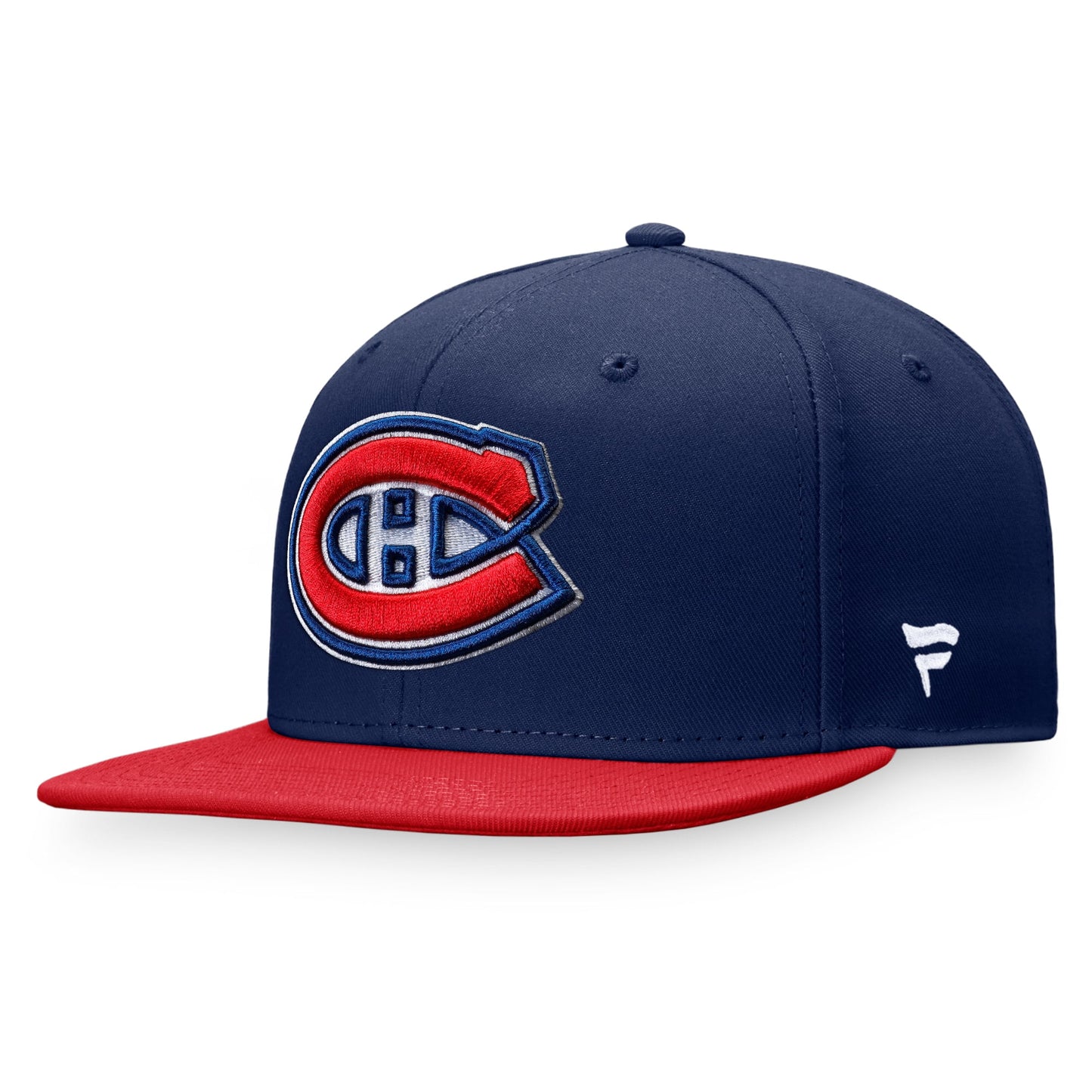 Men's Fanatics Branded Navy/Red Montreal Canadiens Core Primary Logo Snapback Adjustable Hat - OSFA