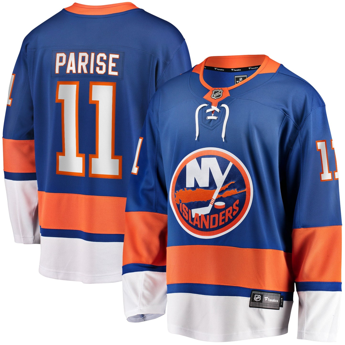 Men's Fanatics Branded Zach Parise Royal New York Islanders Home Breakaway Player Jersey