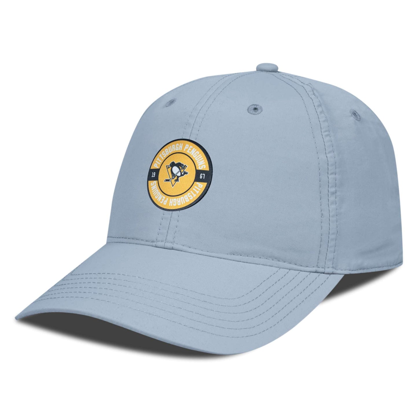 Men's Levelwear Gray Pittsburgh Penguins Crest Adjustable Hat - OSFA