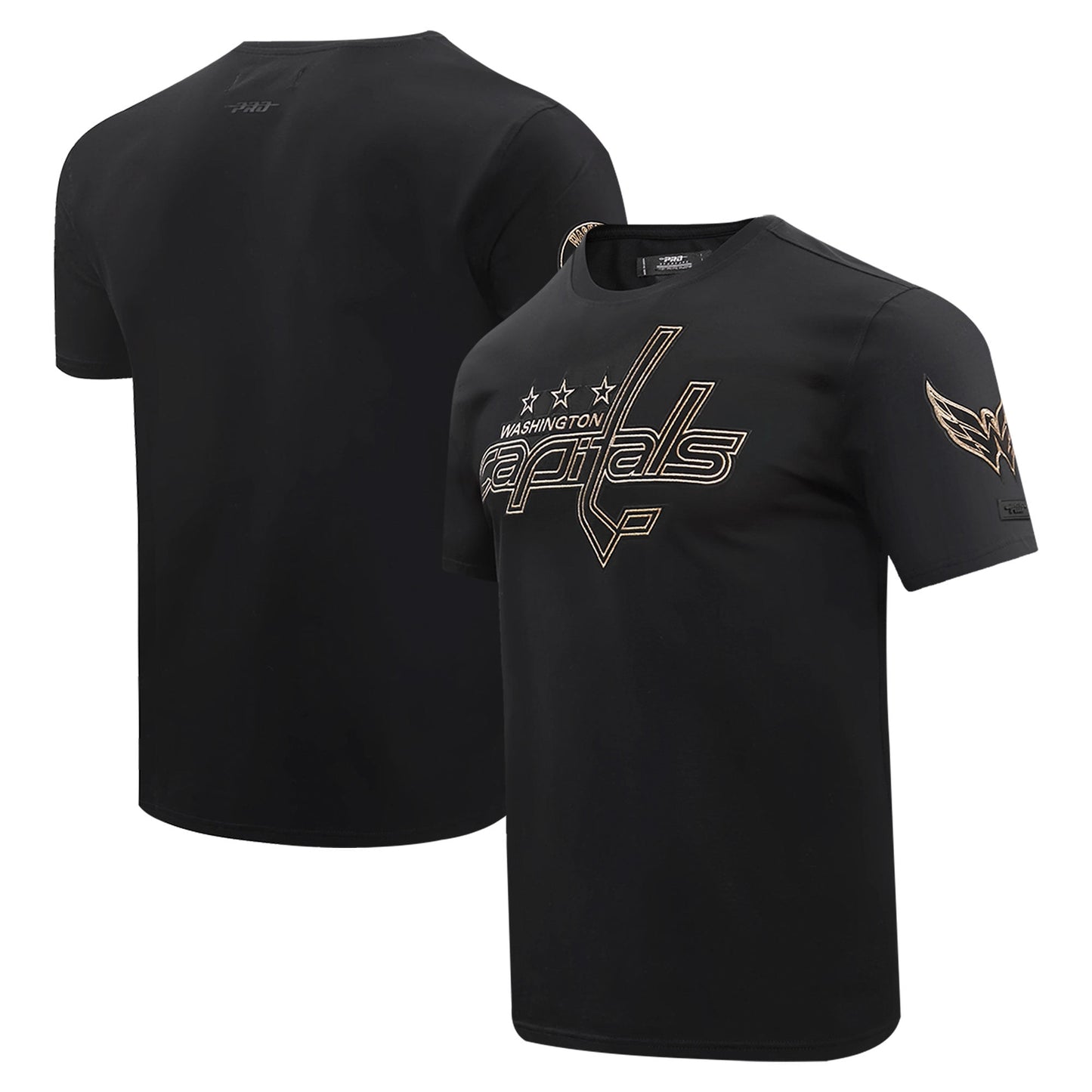 Men's Pro Standard Black Washington Capitals Wordmark T-Shirt