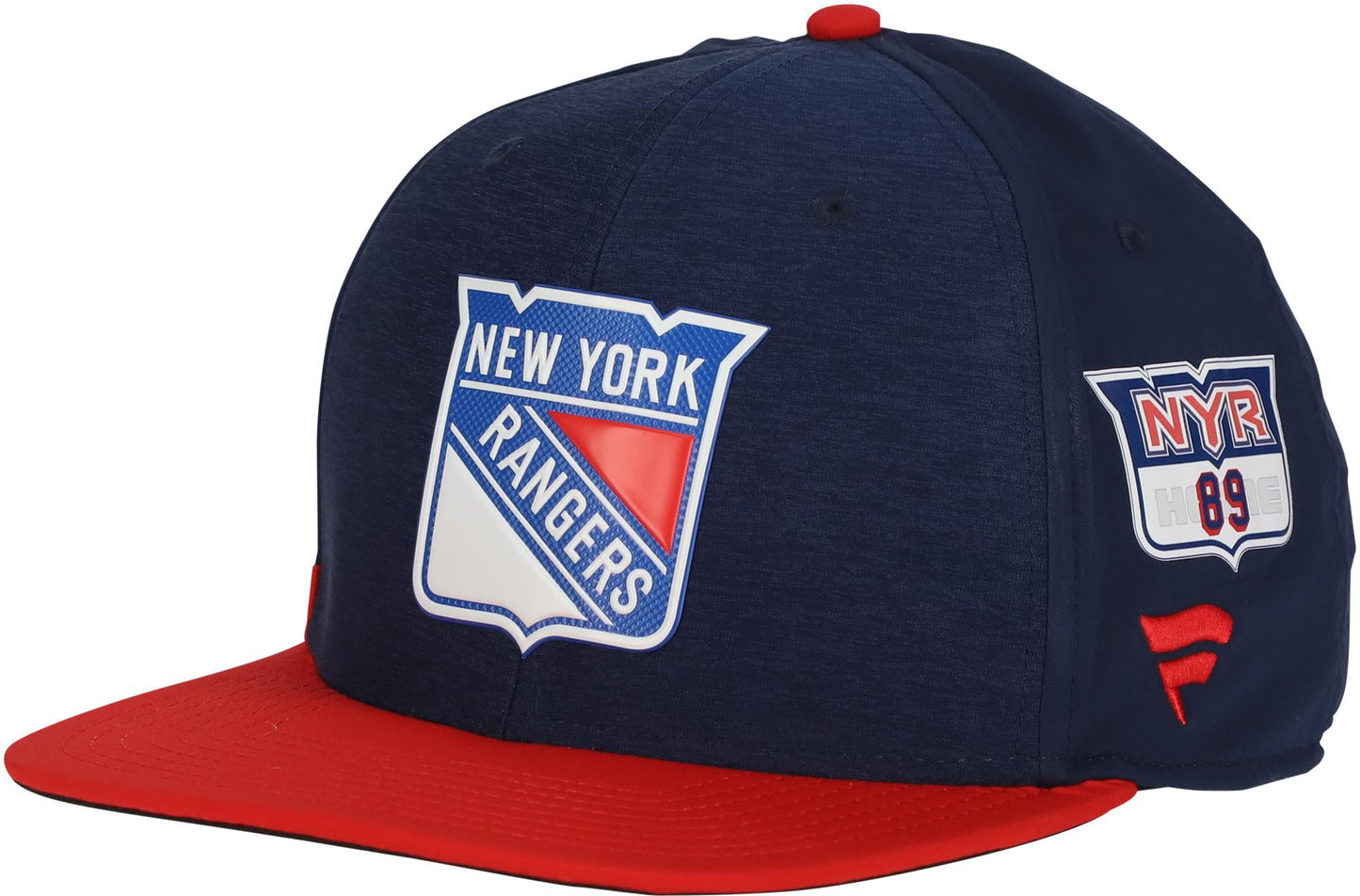 Pavel Buchnevich New York Rangers Player-Worn #89 Navy and Red Snapback Cap from the 2021 NHL Season