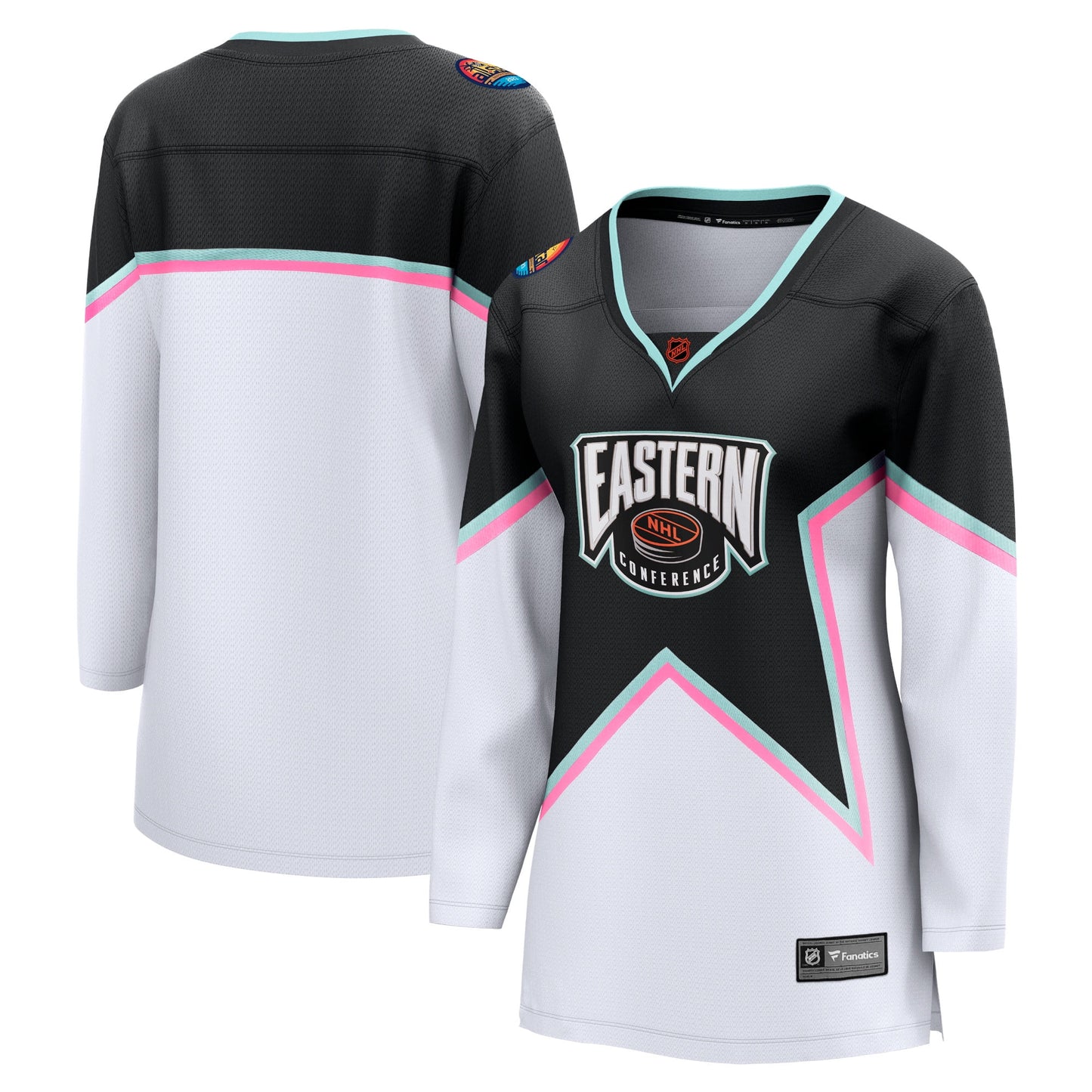 Women's Fanatics Branded Black 2023 NHL All-Star Game Eastern Conference Breakaway Jersey