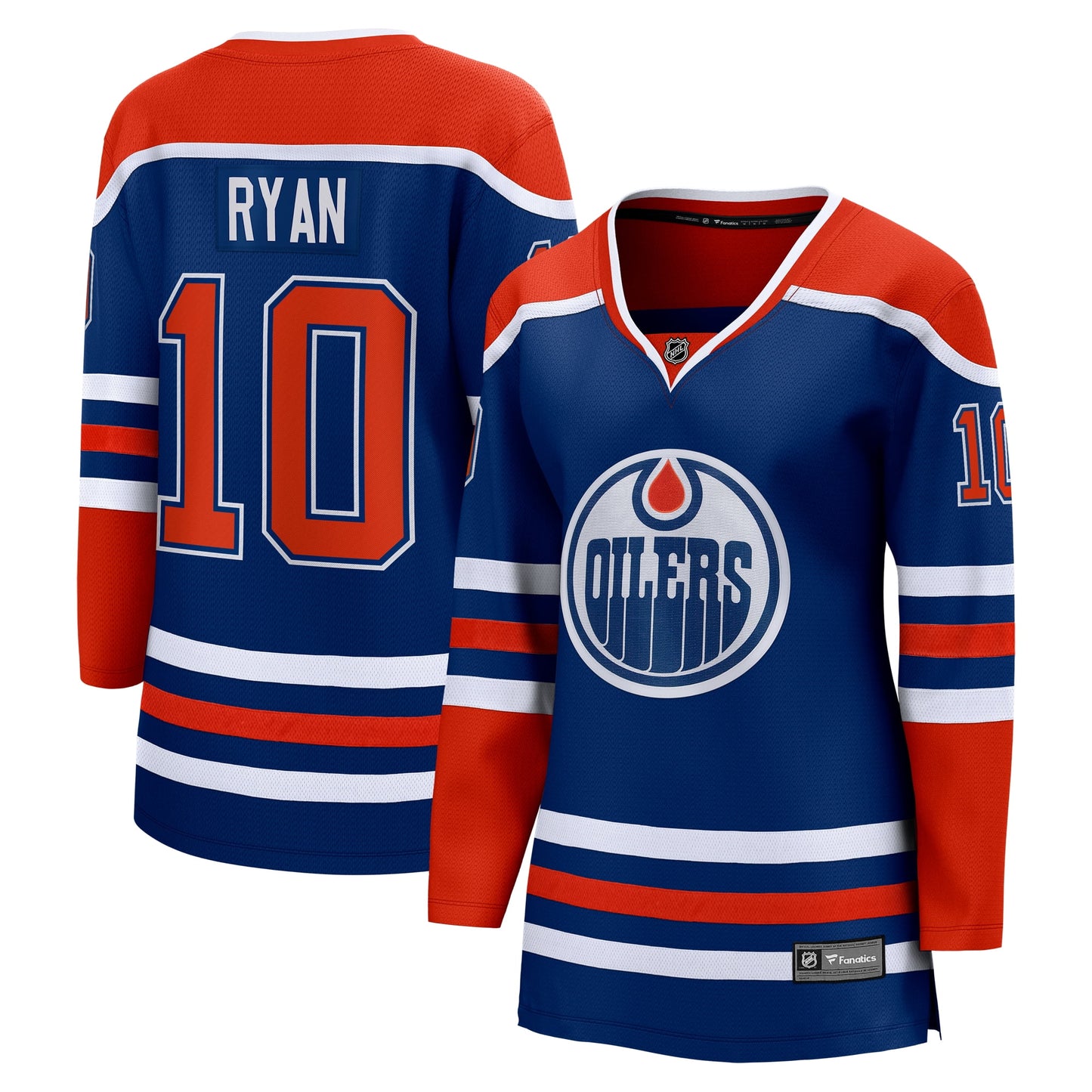 Women's Fanatics Branded Derek Ryan Royal Edmonton Oilers Home Breakaway Player Jersey