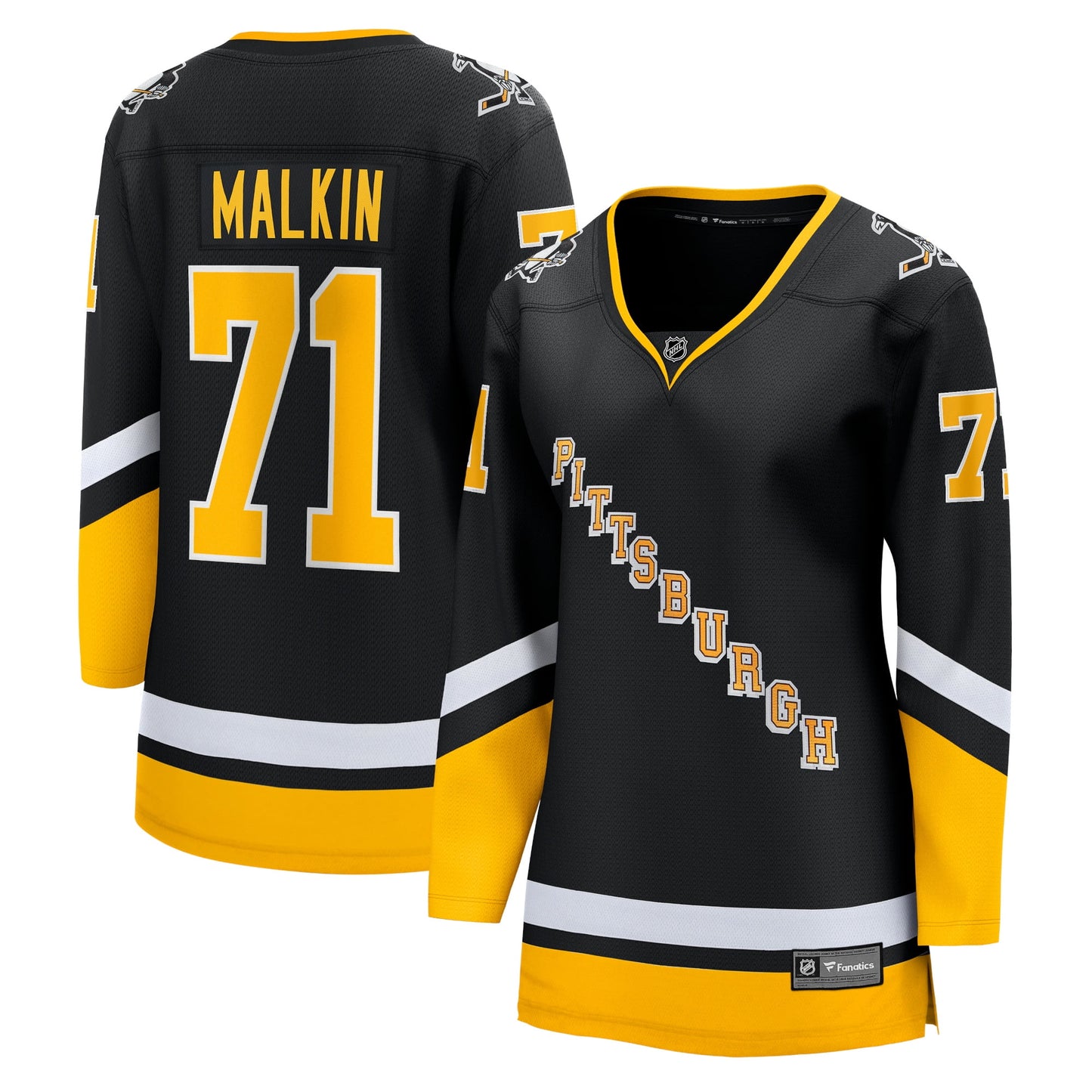 Women's Fanatics Branded Evgeni Malkin Black Pittsburgh Penguins Alternate Premier Breakaway Player Jersey