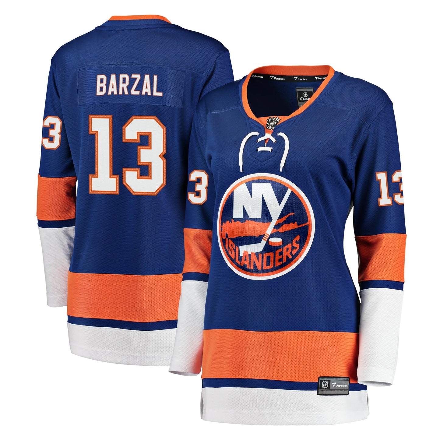 Women's Fanatics Branded Mathew Barzal Royal New York Islanders Breakaway Player Jersey