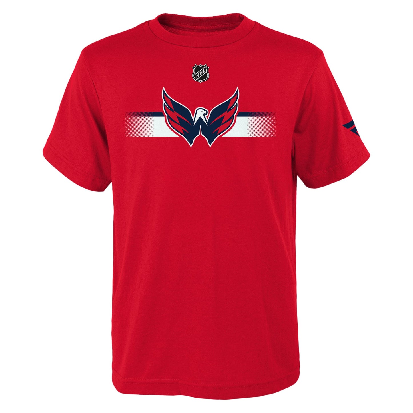 Youth Fanatics Branded Red Washington Capitals Authentic Pro Logo T-Shirt