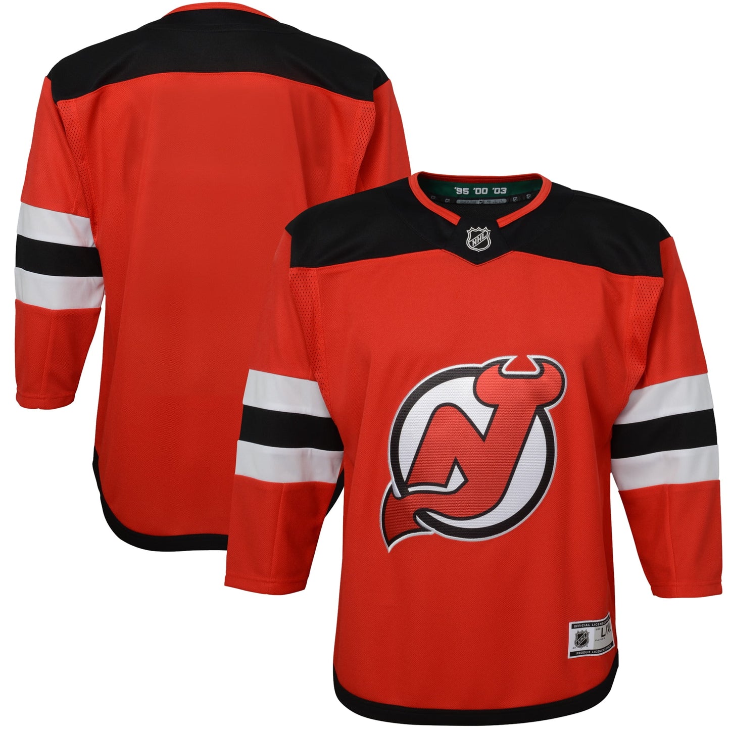 Youth Red New Jersey Devils Home Premier Blank Jersey