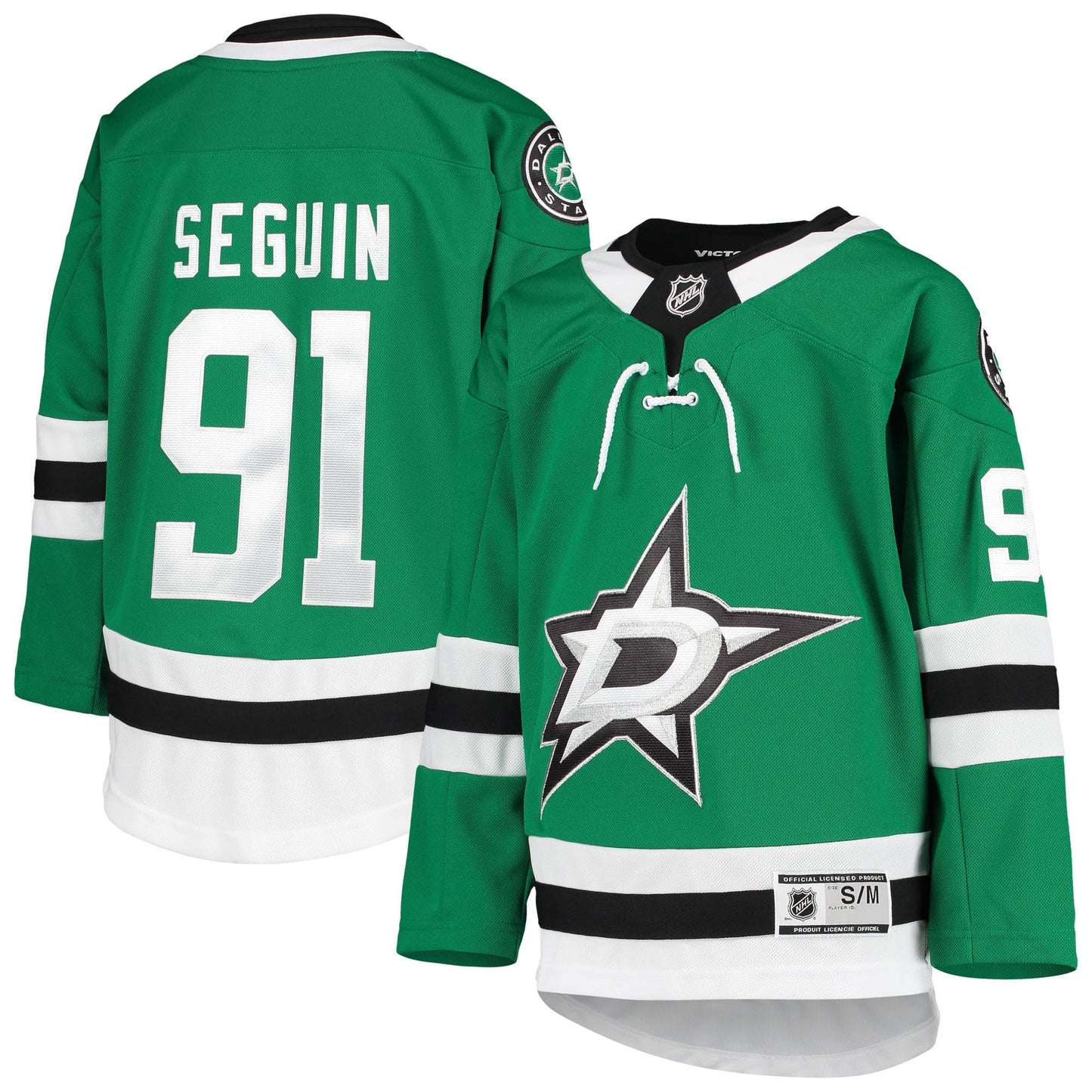 Youth Tyler Seguin Kelly Green Dallas Stars Home Premier Player Jersey
